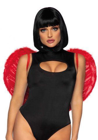 (SALE) Крила дияволиці Leg Avenue devil wings Red, справжнє пір&rsquo;я SO7946 фото ЦЕ МІЖ НАМИ