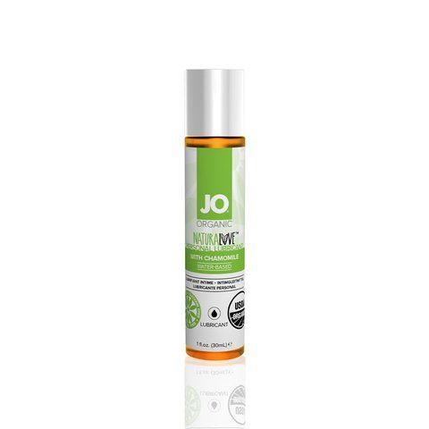 Змазка на водній основі JO NATURALOVE ORGANIC (30 мл) з екстрактом листя агави та ромашки SO1489 фото ЦЕ МІЖ НАМИ