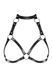 Портупея на груди Obsessive A740 harness black O/S, штучна шкіра SO7853 фото сексшопу ЦЕ МІЖ НАМИ 1