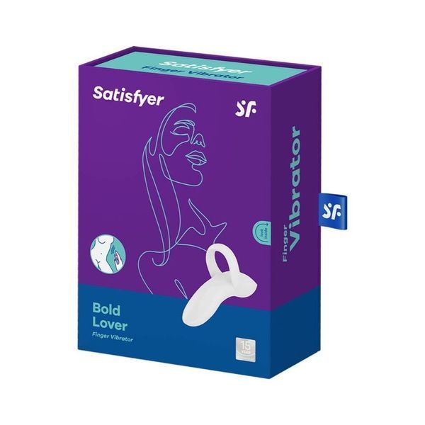 Вібратор на палець Satisfyer Bold Lover White SO6721 фото ЦЕ МІЖ НАМИ