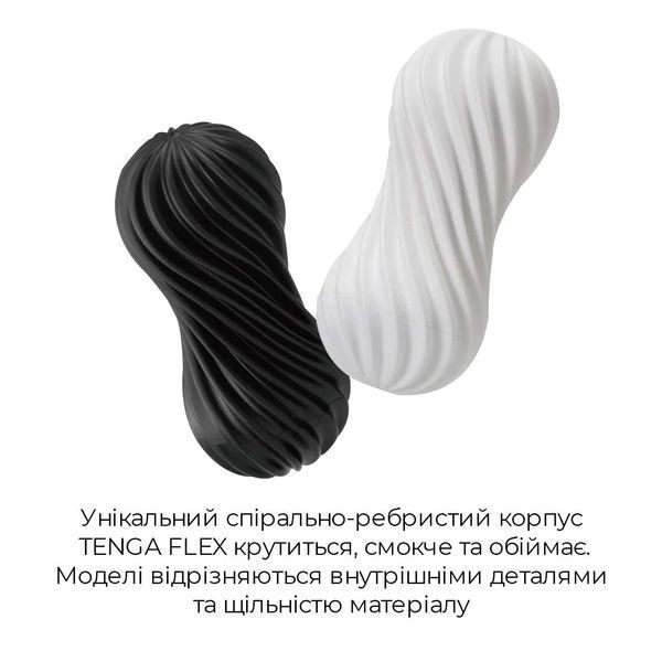 Мастурбатор Tenga Flex Rocky Black SO1646 фото ЦЕ МІЖ НАМИ