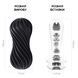 Мастурбатор Tenga Flex Rocky Black SO1646 фото сексшопу ЦЕ МІЖ НАМИ 2