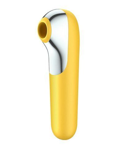 Смарт-вібратор та вакуумний стимулятор 2-в-1 Satisfyer Dual Love Yellow SO4100 фото ЦЕ МІЖ НАМИ