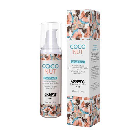 Масажна олія EXSENS Coconut 50 мл (їстівна) SO2358 фото ЦЕ МІЖ НАМИ