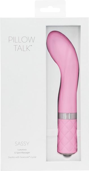 Вібратор Pillow Talk - Sassy Pink з кристалом Сваровські для точки G, подарункова упаковка SO2723 фото ЦЕ МІЖ НАМИ