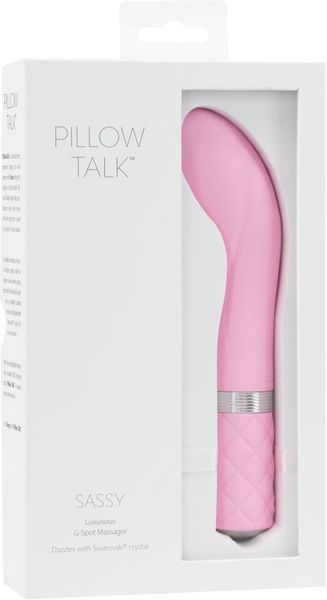 Вібратор Pillow Talk - Sassy Pink з кристалом Сваровські для точки G, подарункова упаковка SO2723 фото ЦЕ МІЖ НАМИ