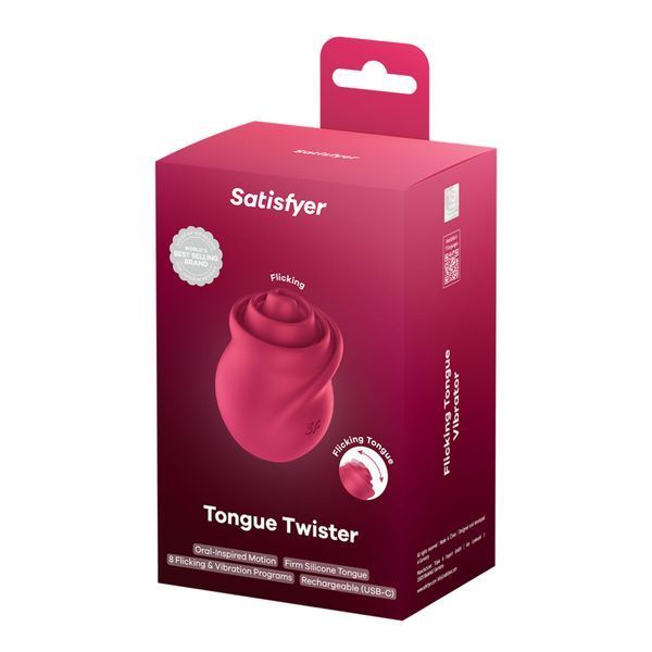 Вібростимулятор для клітора Satisfyer Tongue Twister з імітацією язичка SX3849 фото ЦЕ МІЖ НАМИ