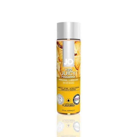 Змазка на водній основі JO H2O Juicy Pineapple (120 мл) без цукру SO1675 фото ЦЕ МІЖ НАМИ