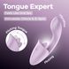 Вагінально-кліторальний вібратор Satisfyer Tongue Expert з язичком SX3851 фото сексшопу ЦЕ МІЖ НАМИ 6