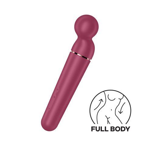 Вібромасажер Satisfyer Planet Wand-er Berry/Rosegold SO8781 фото ЦЕ МІЖ НАМИ