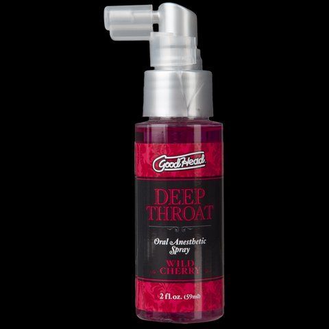 Спрей для мінету Doc Johnson GoodHead DeepThroat Spray - Wild Cherry 59 мл для глибокого мінету SO2800 фото ЦЕ МІЖ НАМИ