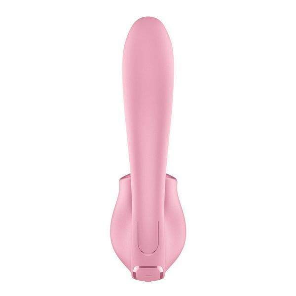 Вагінально-кліторальний вібратор Satisfyer Tongue Genius з язичком SX3852 фото ЦЕ МІЖ НАМИ