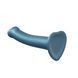 Насадка для страпону Strap-On-Me Mono Density Dildo M Blue, діам. 3,3 см, гнучка SO3569 фото сексшопу ЦЕ МІЖ НАМИ 2