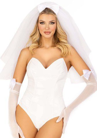 Фата нареченої Leg Avenue Tiered bridal veil O/S SO9232 фото ЦЕ МІЖ НАМИ