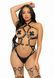 Портупея-тедді з екошкіри Leg Avenue Heart ring harness teddy S, Black, підвіска-сердечко, ланцюги SO8563 фото сексшопу ЦЕ МІЖ НАМИ 4