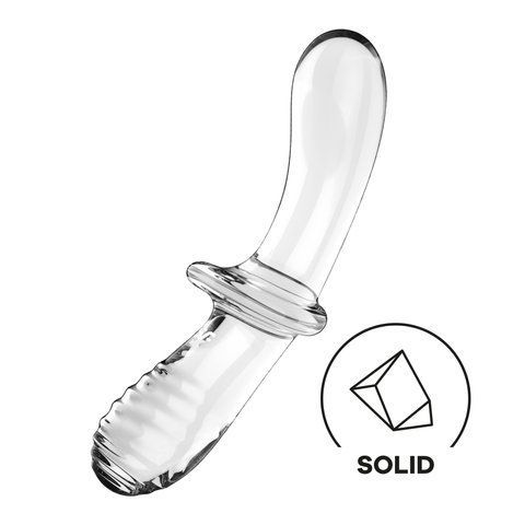 Двосторонній скляний фалоімітатор Satisfyer Double Crystal Transparent SO8784 фото ЦЕ МІЖ НАМИ