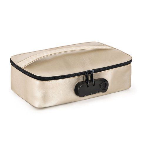 Кейс для іграшок Dorcel DISCREET BOX LUXURY GOLD, кодовий замок, 27&times;16&times;7,62 см SX1109 фото ЦЕ МІЖ НАМИ