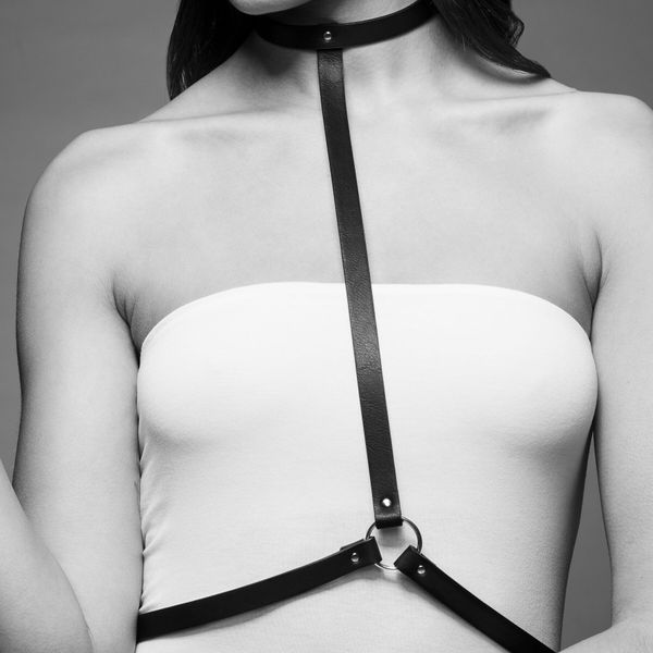 Портупея Bijoux Indiscrets MAZE - I Harness Brown, екошкіра, дуже стильна SO5942 фото ЦЕ МІЖ НАМИ