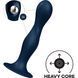 Фалоімітатор Satisfyer Double Ball-R Dark Blue (рухомі кульки всередині)