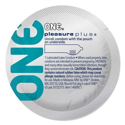 Презерватив ONE Pleasure Plus 1 шт (з ребристою ділянкою на кінці) SX0762 фото ЦЕ МІЖ НАМИ