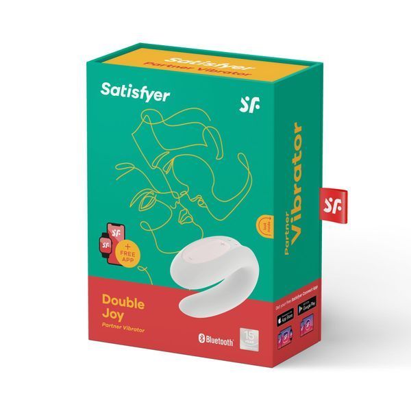 Смарт-вібратор для пар Satisfyer Double Joy White SO3897 фото ЦЕ МІЖ НАМИ