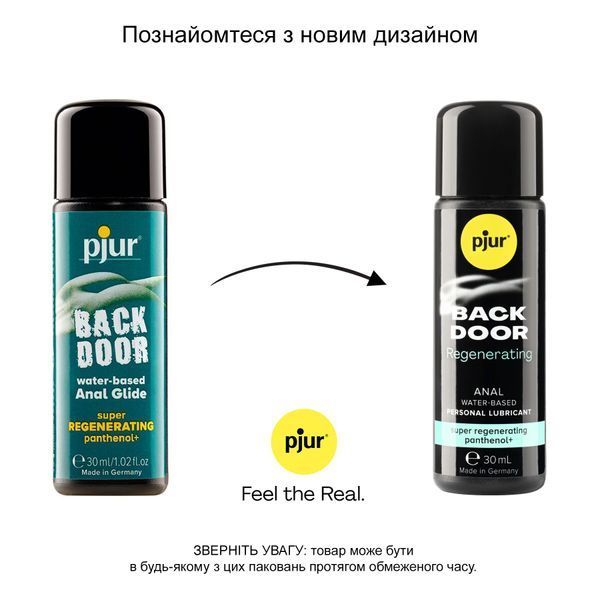 Анальна змазка pjur backdoor Regenerating 30 мл на водній основі PJ13630 фото ЦЕ МІЖ НАМИ