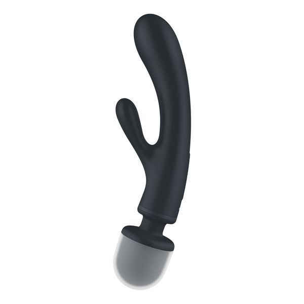 Вібратор-кролик з вібромасажером Satisfyer Triple Lover Grey SO8789 фото ЦЕ МІЖ НАМИ