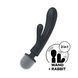 Вібратор-кролик з вібромасажером Satisfyer Triple Lover Grey SO8789 фото сексшопу ЦЕ МІЖ НАМИ 1