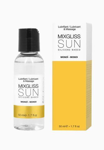 Лубрикант на силиконовій основі MixGliss SUN MONOI (50 мл) з ароматом олії моної SO1351 фото ЦЕ МІЖ НАМИ