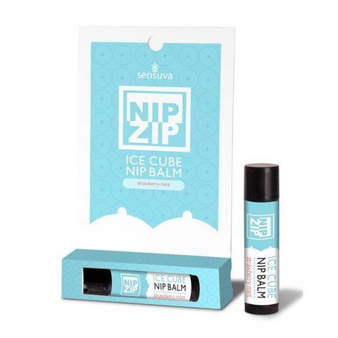Стимулювальний бальзам для сосків Sensuva Nip Zip Strawberry Mint, охолоджувальний SO3179 фото ЦЕ МІЖ НАМИ