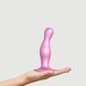 Насадка для страпона Strap-On-Me Dildo Plug Curvy Rose Dragee Metallic M SO7820 фото сексшопу ЦЕ МІЖ НАМИ 1