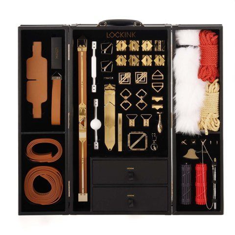 БДСМ-набір LOCKINK All-in-1 BDSM Play Kit Brown SX0820 фото ЦЕ МІЖ НАМИ
