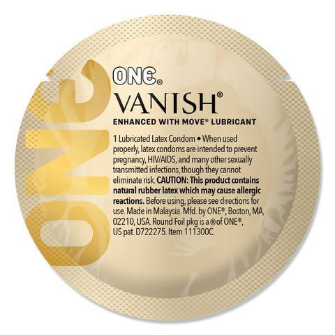 Презерватив ONE Vanish Hyperthin, 1 шт, ультратонкий SX0778 фото ЦЕ МІЖ НАМИ