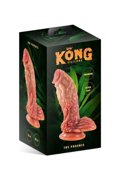 Фентезійний фалоімітатор Kong Silicone The Phoenix SO9939 фото ЦЕ МІЖ НАМИ