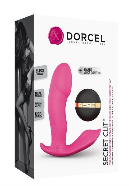 Вібратор Dorcel Secret Clit з підігрівом і пультом керування + голос SO3072 фото ЦЕ МІЖ НАМИ