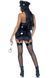 Вініловий костюм поліціянтки Leg Avenue Vinyl Naughty Cop Black M SO8625 фото сексшопу ЦЕ МІЖ НАМИ 2