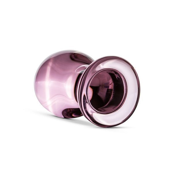 Рожева анальна пробка зі скла Gildo Pink Glass Buttplug SO4421 фото ЦЕ МІЖ НАМИ