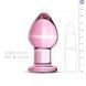 Рожева анальна пробка зі скла Gildo Pink Glass Buttplug SO4421 фото сексшопу ЦЕ МІЖ НАМИ 3