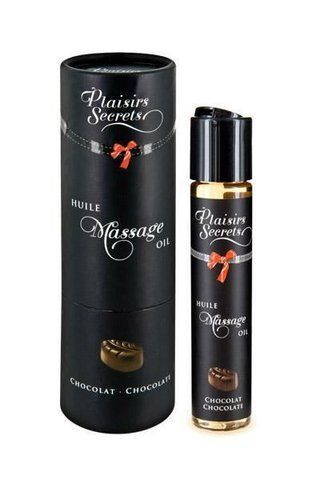Масажна олія Plaisirs Secrets Chocolate з афродизіаками SO1836 фото ЦЕ МІЖ НАМИ
