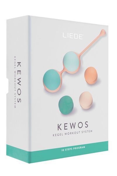 Вагінальні кульки Liebe Kewos &mdash; Peach/Mint (5 кульок у комплекті) SX1595 фото ЦЕ МІЖ НАМИ