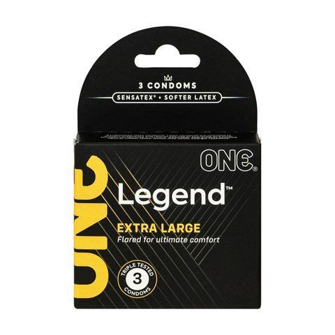 Презервативи ONE Legend XL 3 шт SX0781 фото ЦЕ МІЖ НАМИ
