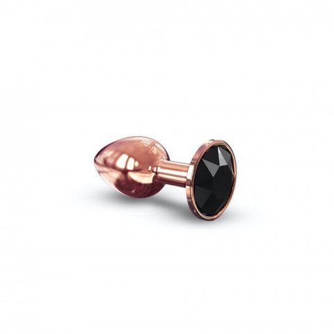 Металева анальна пробка із прикрасою у вигляді кристалу Dorcel - Diamond Plug Rose Gold S SO5534 фото ЦЕ МІЖ НАМИ