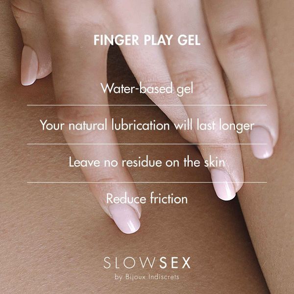 Гель-змазка для мастурбації Bijoux Indiscrets Slow Sex Finger play gel SO5901 фото ЦЕ МІЖ НАМИ