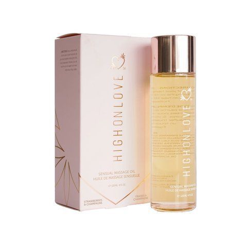 Масажна олія HighOnLove Massage Oil Strawberry & Champagne SO3052 фото ЦЕ МІЖ НАМИ