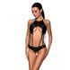 Боді з екошкіри з ремінцями та перфорацією Tamaris Body black L/XL  SO5793 фото сексшопу ЦЕ МІЖ НАМИ 1