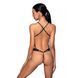 Боді з екошкіри з ремінцями та перфорацією Tamaris Body black L/XL  SO5793 фото сексшопу ЦЕ МІЖ НАМИ 2