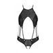 Боді з екошкіри з ремінцями та перфорацією Tamaris Body black L/XL  SO5793 фото сексшопу ЦЕ МІЖ НАМИ 3