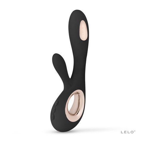 Вібратор-кролик LELO Soraya Wave Black SO8112 фото ЦЕ МІЖ НАМИ