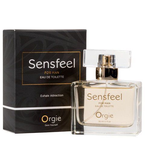Чоловічі парфуми з феромонами Orgie &ndash; Sensfeel for Man (50 мл), цитрусово-деревний аромат SX1539 фото ЦЕ МІЖ НАМИ