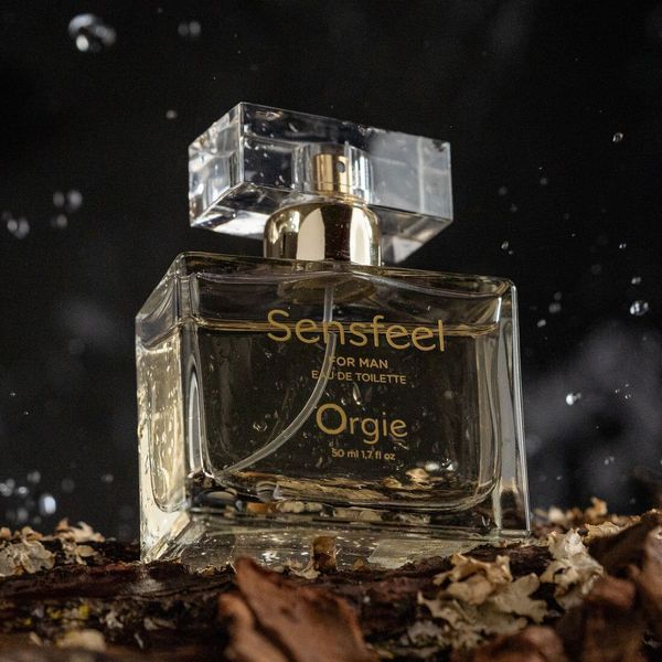 Чоловічі парфуми з феромонами Orgie &ndash; Sensfeel for Man (50 мл), цитрусово-деревний аромат SX1539 фото ЦЕ МІЖ НАМИ